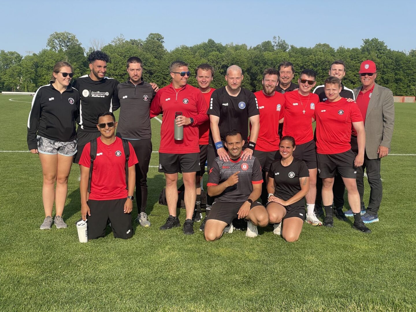 Indiana referees at the 2025 State Cup Finals